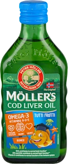 Moller's Omega-3 ulje jetre bakalara Tutti Frutti 250ml