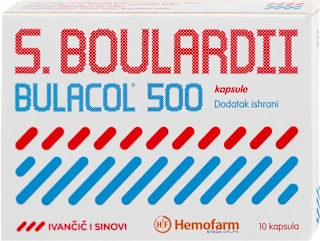 S.BOULARDII BULACOL 500,  kapsule, 10 kom