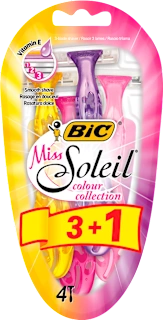 Bic Miss Soleil Colour Collection ženski brijači 3+1
