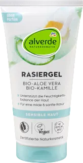 Alverde Sensitiv gel za brijanje aloe vera i kamilica 150ml