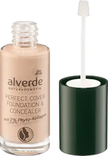 Alverde Perfect Cover tečni puder i korektor 40 Caramel