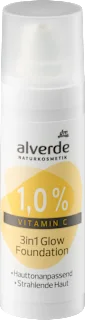 Alverde Vitamin C Glow tečni puder za lice 3u1 30ml