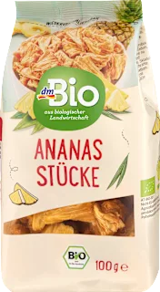 dmBio sušeni komadići ananasa 100g