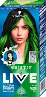 Schwarzkopf Live Ultra Brights Final Fantasy XIV 024 Vivid Green