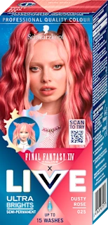 Schwarzkopf Live Ultra Brights Final Fantasy XIV 025 Dusty Rose