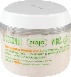 Ziaja piling i pena za telo 2u1 Coconut Vibes 270ml