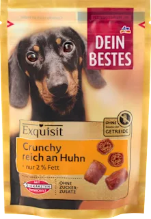 Dein Bestes Exquisit crunchy piletina za odrasle pse 80g