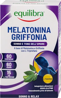 MELATONIN + GRIFFONIA tablete, 60 kom