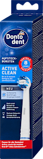 Dontodent Active Clean zamenske glave za električnu četkicu 8 komada