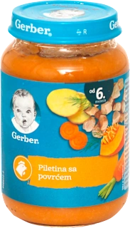 Kaša za bebe - piletina sa povrćem, od 6. meseca, 190 g