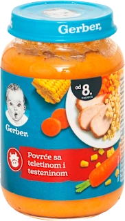 Kašica za bebe - teletina i testenina, 8m+, 190 g