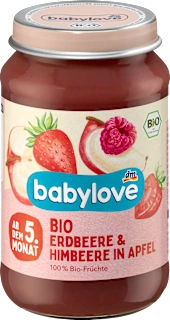 Babylove kašica jagoda i malina u jabuci 190g