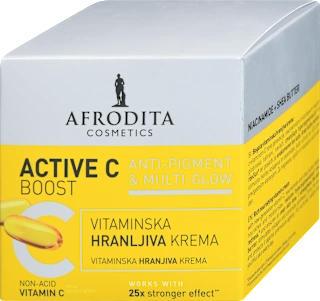 Afrodita Active C Boost vitaminska hranljiva krema 50ml