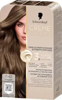 Creme Supreme farba za kosu 7.42 Nude Beige Blonde