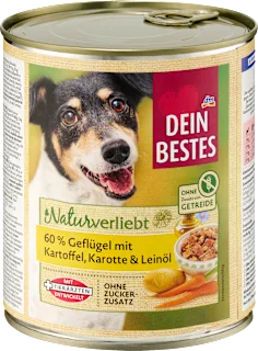 Dein Bestes Naturverliebt hrana za pse 60% piletina sa krompirom 800g