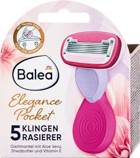 Balea Elegance Pocket brijač sa 5 oštrica