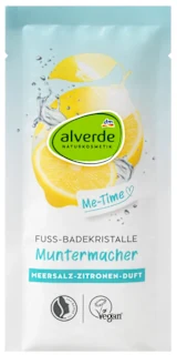 Alverde kristali za kupku za stopala morska so i limun 40g