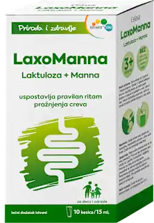 LaxoManna, tečni dodatak ishrani, 10 kom
