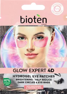 Bioten Glow Expert 4D maska za oči 1 par