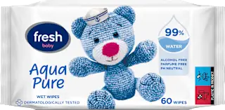 Baby Fresh Aqua Pure vlažne maramice za bebe 60 komada
