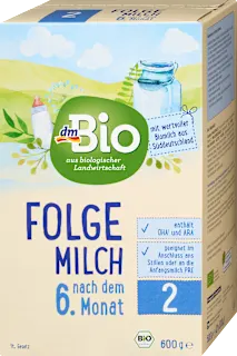 dmBio zamensko mleko 2 od 6 meseci 600g