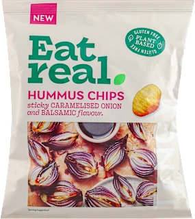 Eat Real Hummus Chips karamelizovani luk i sirće