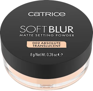 Catrice Soft Blur Matte puder u prahu za setovanje 002 Absolute Translucent