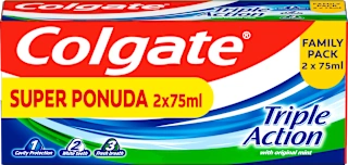 Colgate Triple Action pasta za zube 2x75ml