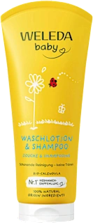 Šampon i gel za tuširanje za bebe od nevena, 200 ml