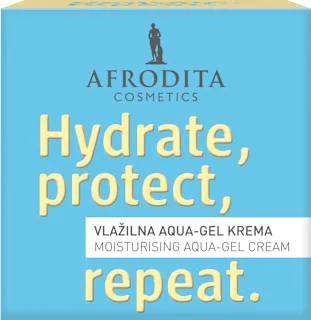 Afrodita Hydrate Protect Repeat aqua gel krema za lice 50ml