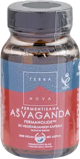 Fermentisana ašvaganda kapsule, 50 kom
