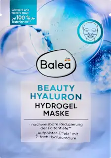 Balea Beauty Hyaluron hidrogel maska za lice