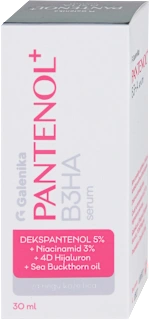 PANTENOL+ B3HA serum za lice, 30 ml