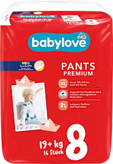 Babylove Premium pelene gaćice 8 XXL 19+kg 16 komada