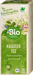 dmBio biljni čaj limunova trava i matičnjak 20 kesica