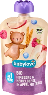 Babylove Užitak malina i borovnica u jabuci sa grizom 100g