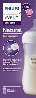 Natural Response plastična flašica za bebe, od 6+..., 1 kom