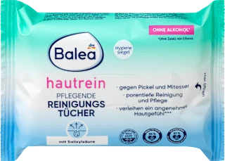 Balea Hautrein vlažne maramice za čišćenje lica 25 komada