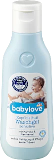 Babylove Sensitive gel za kupanje od glave do pete 50ml