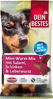 Dein Bestes Mini mix za pse salama, šunka i jetrena pašteta 60g
