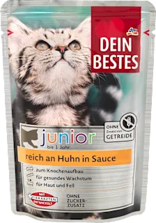 Dein Bestes Junior hrana za mačke piletina u sosu 100g