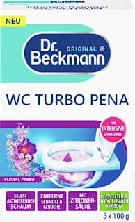 Dr.Beckmann WC Turbo pena za čišćenje WC-a 3x100g
