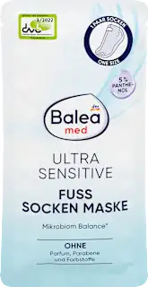 Balea Med Ultra Sensitive maska za stopala u obliku čarapa 1 par