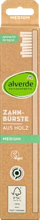 Alverde drvena četkica za zube Medium
