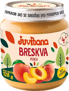 Dečija kašica - breskva, od 4. meseca, 128 g