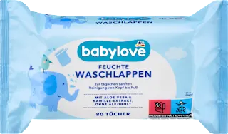Babylove vlažne krpice za pranje 80 komada