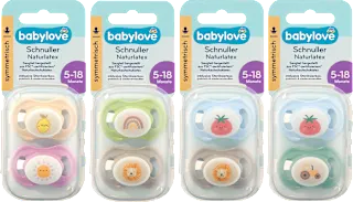 Babylove simetrična silikonska varalica 5-18 meseci 2 komada
