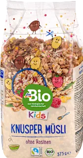 dmBio musli sa integralnim žitaricama i čokoladom 375g