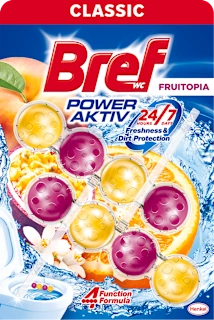 Bref Power Aktiv Fruitopia WC osveživač 2x50g