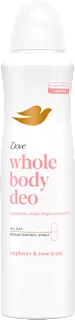Dove dezodorans sprej za celo telo malina i ruža 150ml
